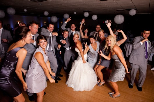 The wonderful friends that made up the wedding party.