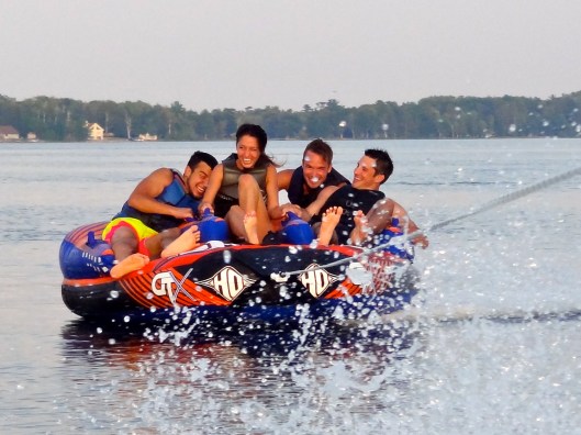 Now these guys (Chris, Kelly, Zack, and ) were flying.