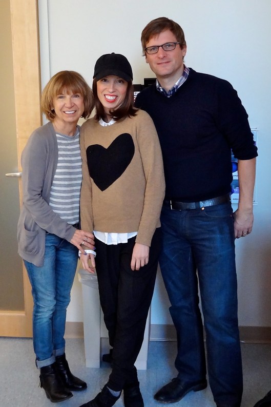 At UPenn for her last chemo.