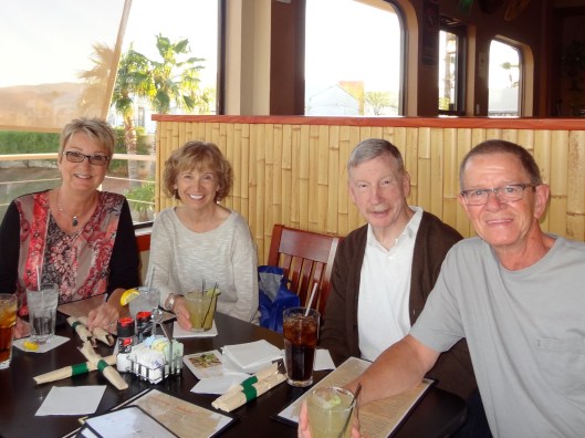Eating out in Lake Havasu with Jim and Ann