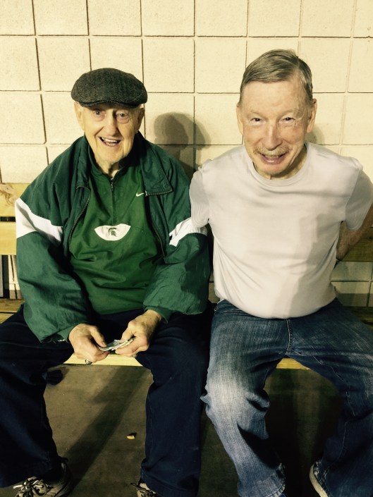 At the Dome with Buck Nystrom.