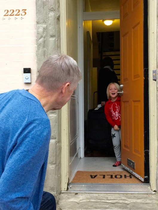 Pax welcoming us to their new home.