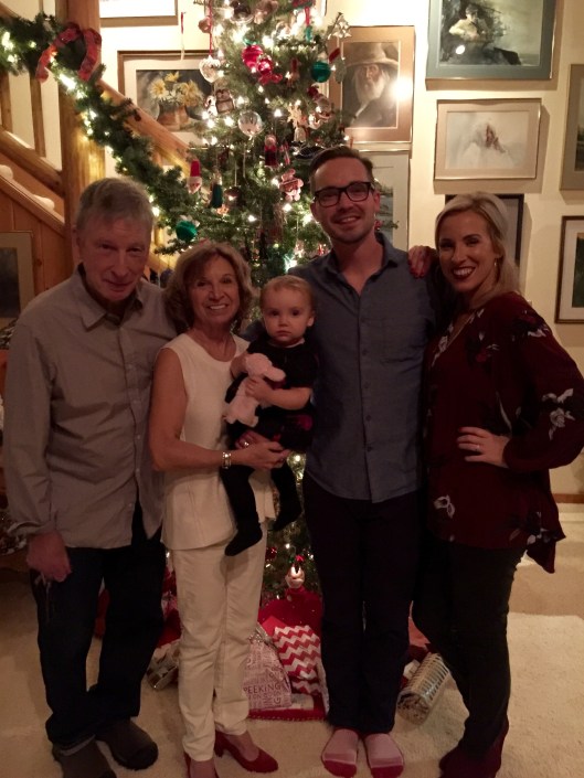 Our second stop on Christmas Eve at The Hunters where love and little ones abide.