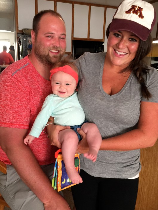Look who came to visit? Whitney & Tom with 5-month-old Vivienne!