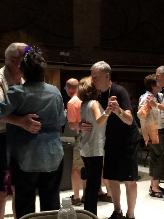 Dancing at our Condo. One of the best perks.